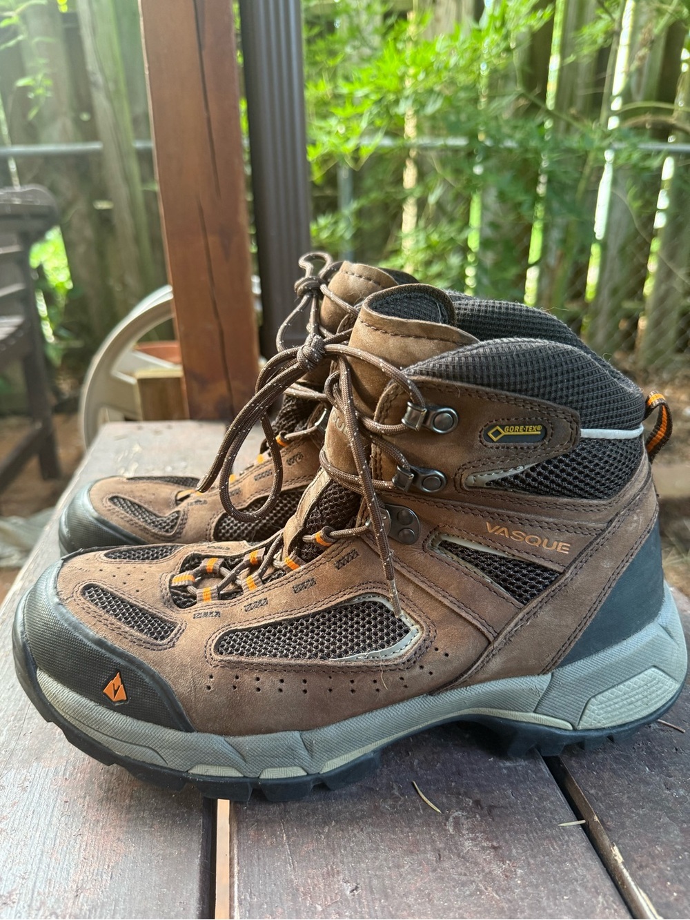 Vasque Brown and Black Men's Waterproof Hiking Boots